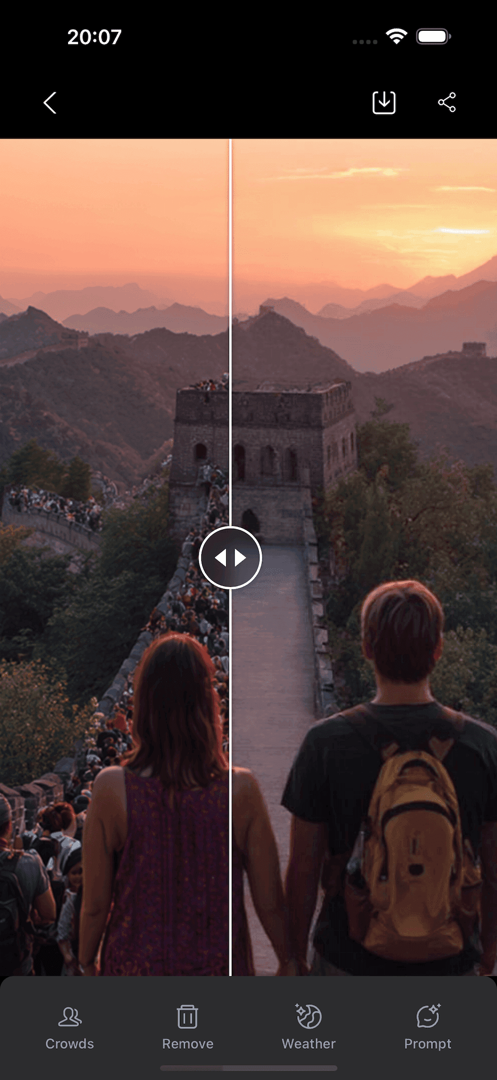 How to edit a photo by chatting with BanaSnap